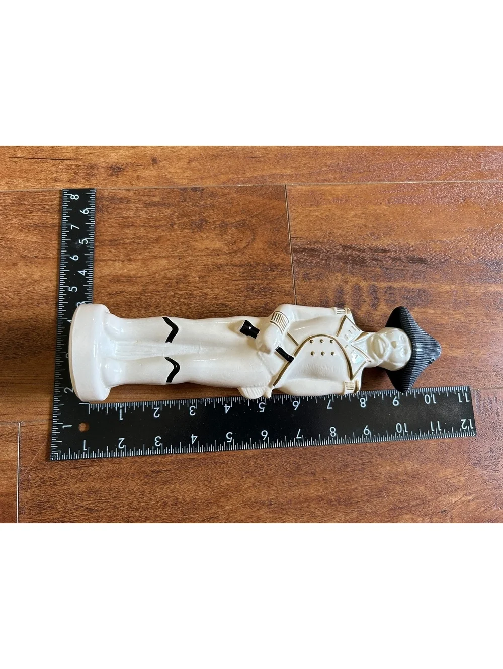 Vintage Ceramic Soldier Decanter with Removable Hat Lid